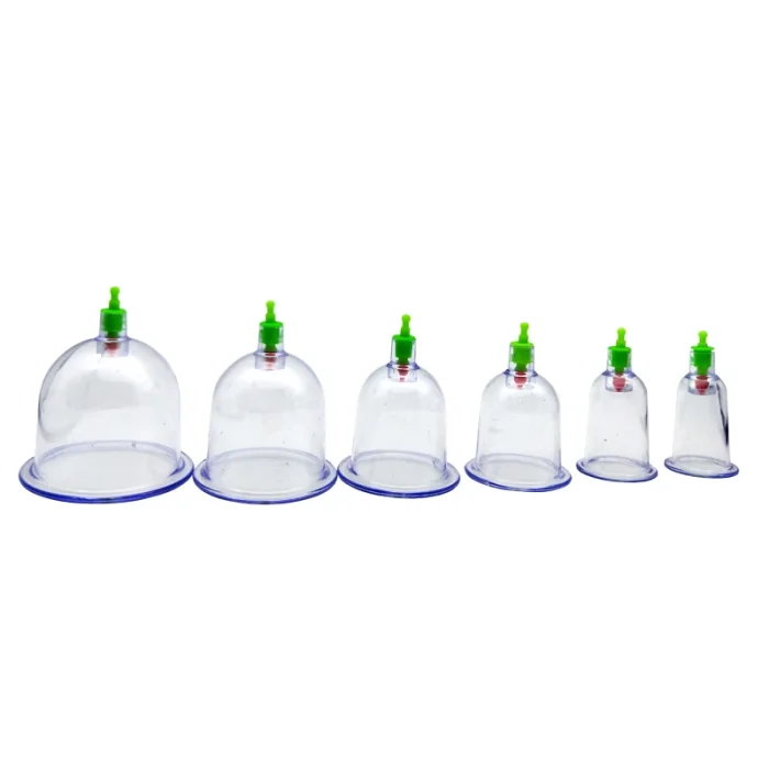 6Pcs Vacuum Cupping Sets with Pumping Gun Suction Cups Back Massage Body Cup Detox Anti Cellulite Cans Healthy Care Jars - Image 6