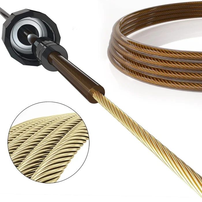 Adjustable Rapid Speed Jump Rope Steel Wire Skipping Rope Exercise Jumping Rope Fitness Workout Training Home Sport Equipment - Image 16