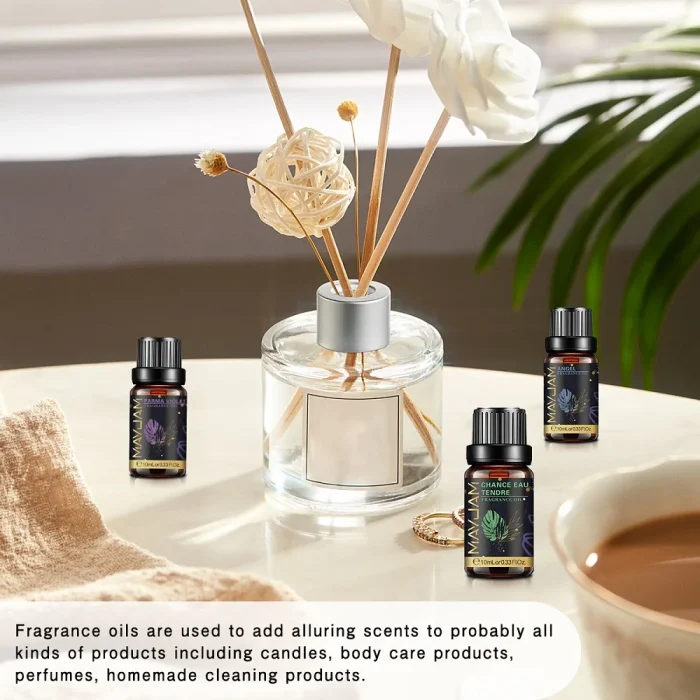 MAYJAM 10ml Fragrance Oil Sea Breeze White Musk Coconut Vanilla Bubble Gum Baby Powder Coffee Mandarin Aroma Oil For Humidifier - Image 5