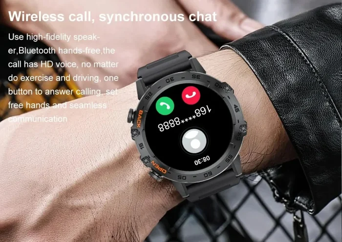 LIGE New1.39" Bluetooth Call Smart Watch Men Outdoor Sport Fitness Heart Rate Health Monitoring Smartwatch for Android IOS Phone - Image 15