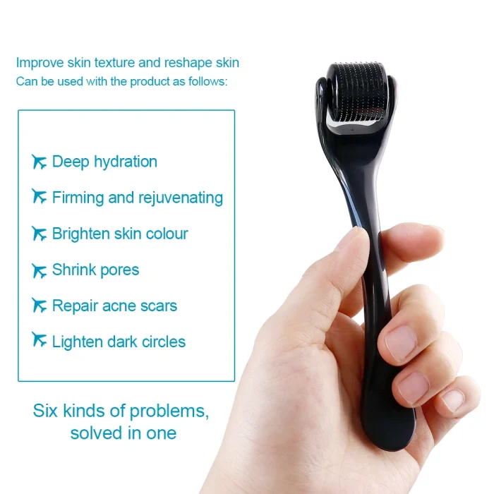 540 Derma Roller Skin Care Micro Needle Dermaroller Professional Derma Roller For Hair Growth Beard Growth Facial Beauty Roller - Image 14