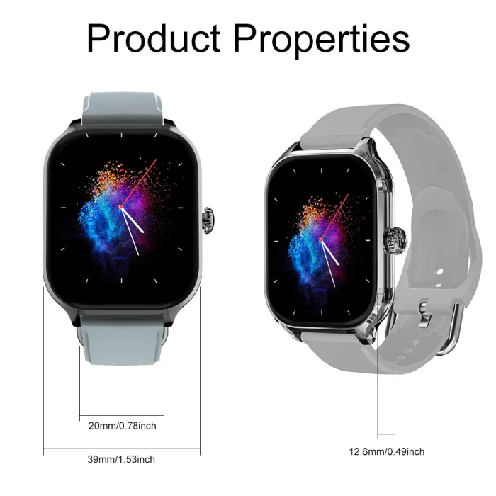 LAXASFIT H9 Smartwatch Dial to Answer Calls Calorie Tracking Heart Rate Blood Oxygen Monitoring Bluetooth Smart Watch - Image 13
