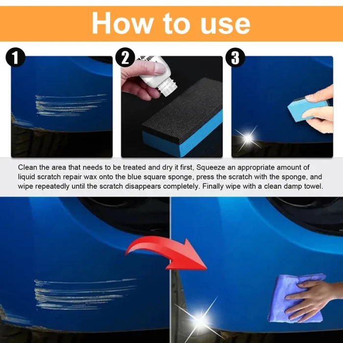 Car Scratch Remover Paint Care Tools Auto Swirl Remover Scratches Repair Polishing Auto Body Grinding Compound Anti Scratch Wax - Image 5