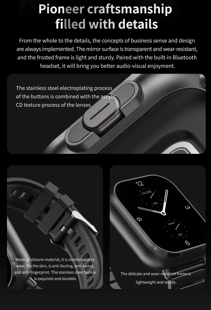 GPS Smart Watch TWS 2-in-1 Headset Bluetooth Call Heart Rate Blood Pressure Health Monitoring Headphones Play Music Smartwatch - Image 16