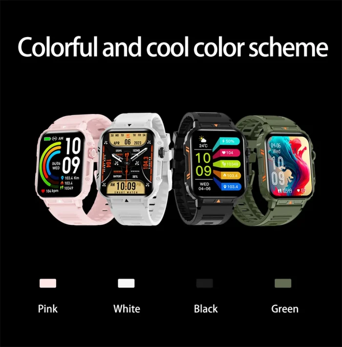 2024 New Smart Watch Men 1.95 Inches Bluetooth Call IP68 Waterproof Sport Mode Health monitoring Smartwatches For Huawei Xiaomi - Image 33