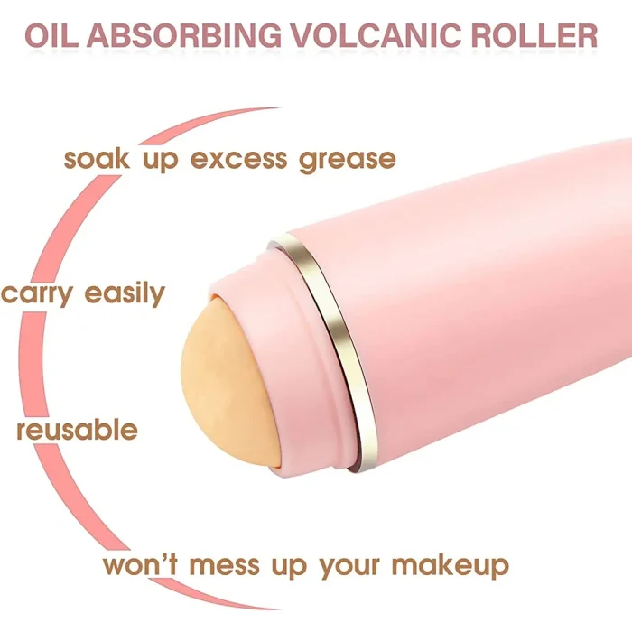 Face Oil Absorbing Roller Natural Volcanic Stone Massage Body Stick Makeup Face Skin Care Tool Facial Pores Cleaning Oil Roller - Image 10