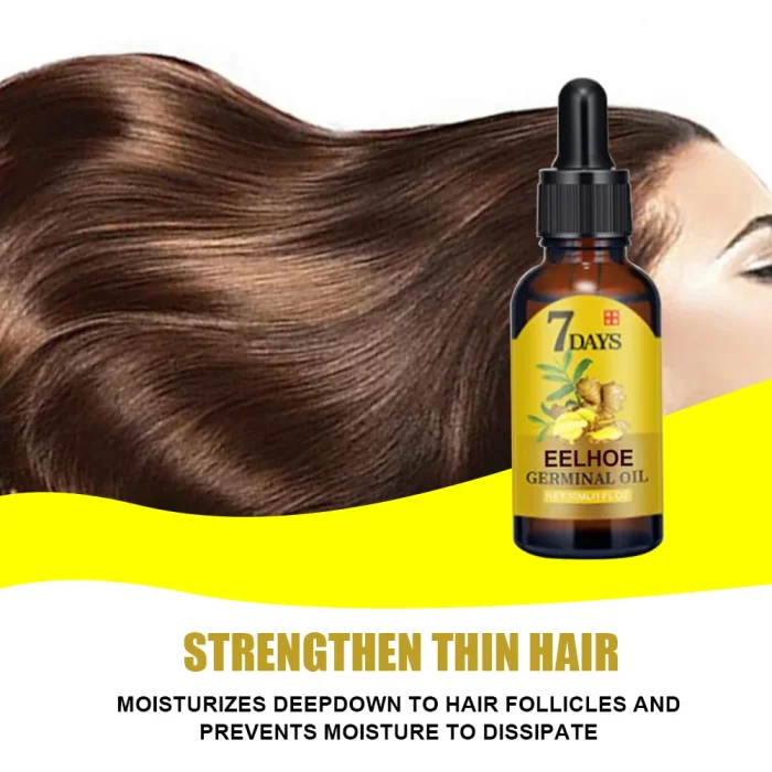 EELHOE Ginger Hair Growth Oil Natural Essentail Anti-Hair Loss Treatment Hair Hydrating Growth Nutrient Solution Care Products - Image 19