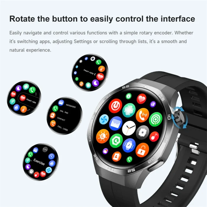 New For Huawei Watch GT5 Pro Smart Watch HD AMOLED Screen NFC GPS Tracker Bluetooth Call Health Waterproof Smartwatch Men Women - Image 23