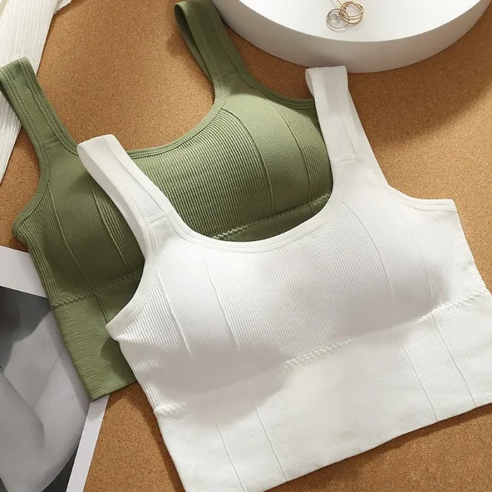 Breathable Sports Bra Anti-Sweat Fitness Top Women Seamless Yoga Bra Shockproof Crop Top Push Up Sport Bra Gym Workout Top - Image 20