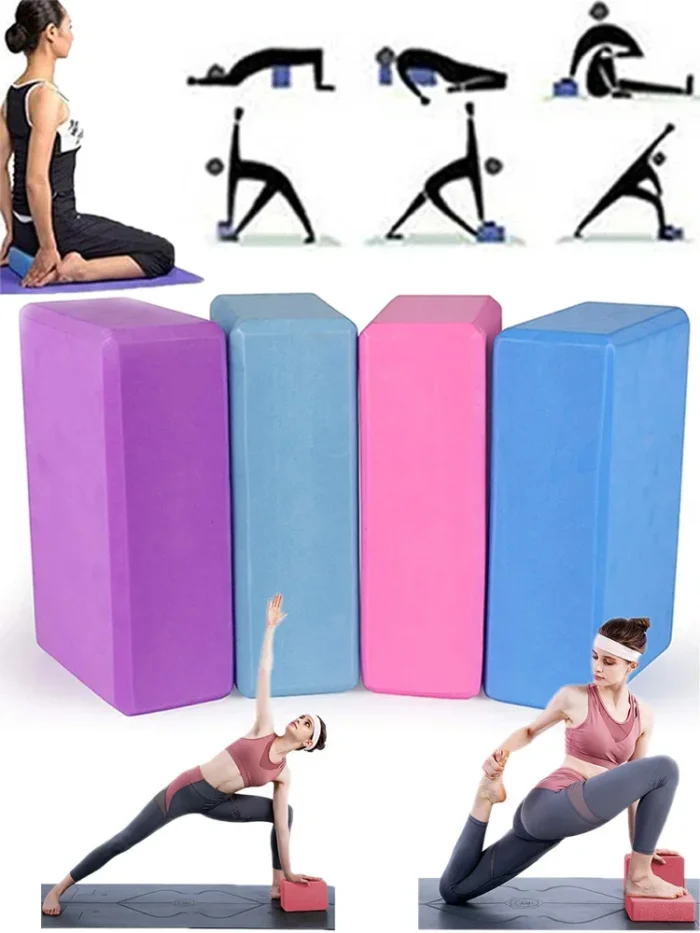 1PC Yoga Building Blocks Cubes Pilates Bricks Reinforcement Mats Sports Supplies Exercise Home Exercise Equipment Fitness Eva - Image 19
