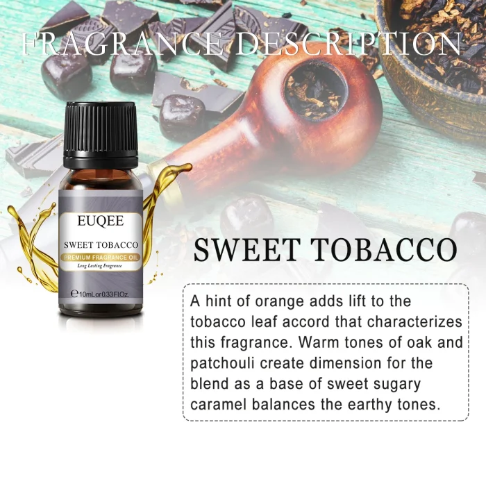 EUQEE 10ML Coconut Vanilla Bubble Gum Fragrance Oil For Making Candle, DIY Soap Coffee Cake Cedarwood Premium Aroma Oils - Image 21