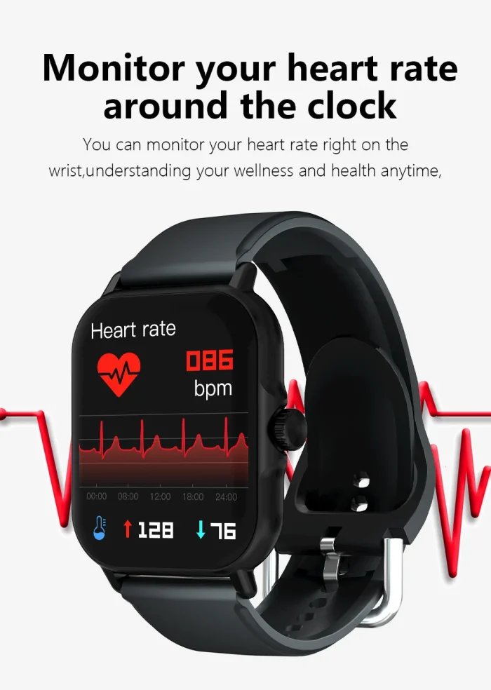 LAXASFIT 2024 New Smart Watch For Men Women Gift Full Touch Screen Sport Fitness Watches BT Call Digital Smartwatch Wristwatch - Image 19