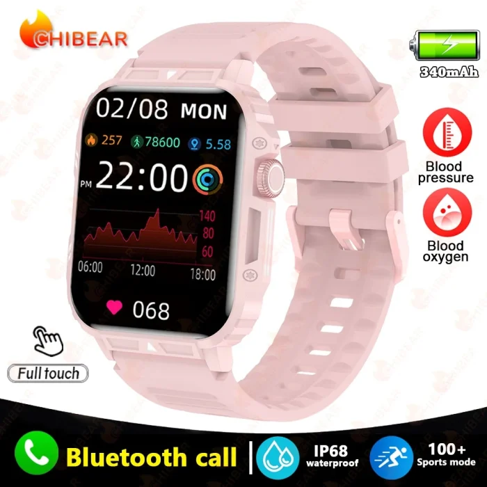 2024 New Smart Watch Men 1.95 Inches Bluetooth Call IP68 Waterproof Sport Mode Health monitoring Smartwatches For Huawei Xiaomi - Image 9
