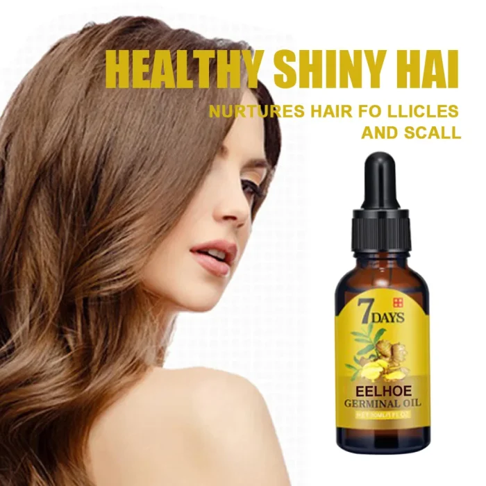 EELHOE Ginger Hair Growth Oil Natural Essentail Anti-Hair Loss Treatment Hair Hydrating Growth Nutrient Solution Care Products - Image 18