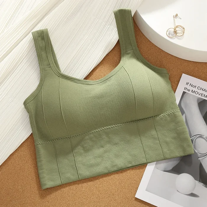 Breathable Sports Bra Anti-Sweat Fitness Top Women Seamless Yoga Bra Shockproof Crop Top Push Up Sport Bra Gym Workout Top - Image 8