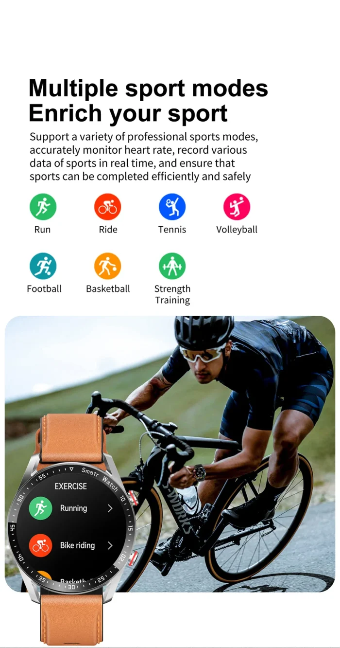 ECG+PPG Bluetooth Call Smart Watch Men Laser Health Blood Pressure Fitnes Sports Watches Man Sports Waterproof Smartwatch+Box - Image 23