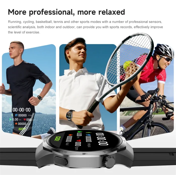 New For Huawei Watch GT5 Pro Smart Watch HD AMOLED Screen NFC GPS Tracker Bluetooth Call Health Waterproof Smartwatch Men Women - Image 26