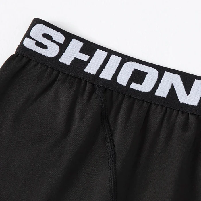 2-piece men's tight warm long-sleeved trousers suit for autumn and winter men's fitness pants shirt running yoga athletes' sport - Image 16