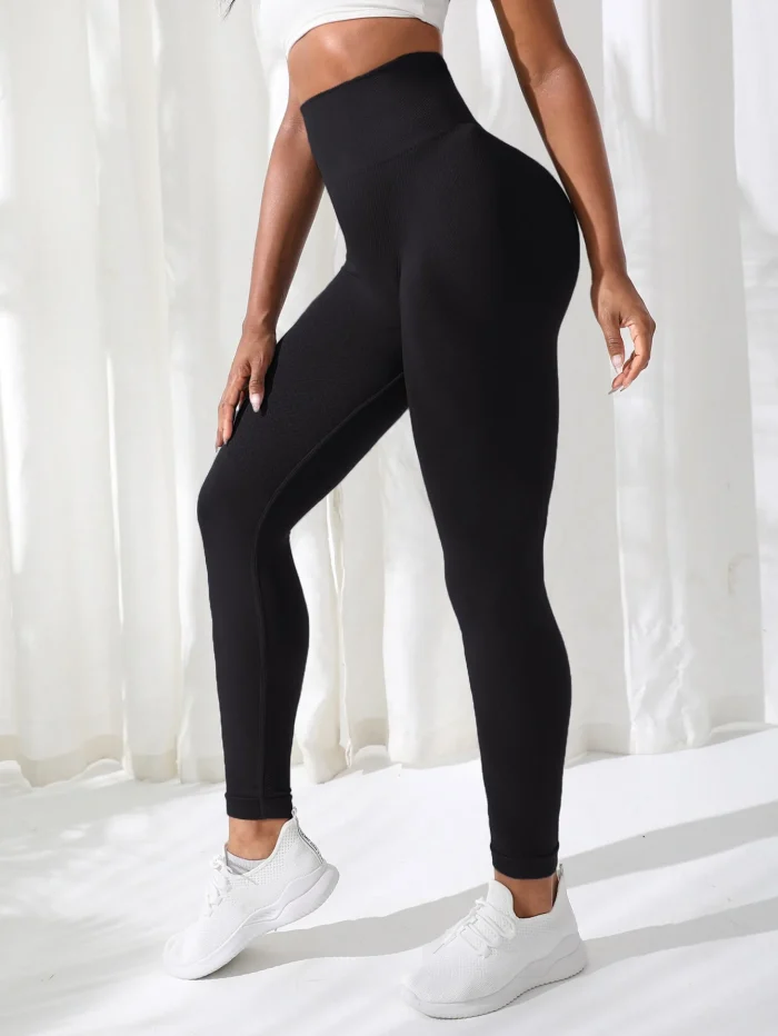 Women Pants Gym Yoga Seamless Sports Clothes Stretchy High Waist Athletic Exercise Fitness Leggings - Image 14