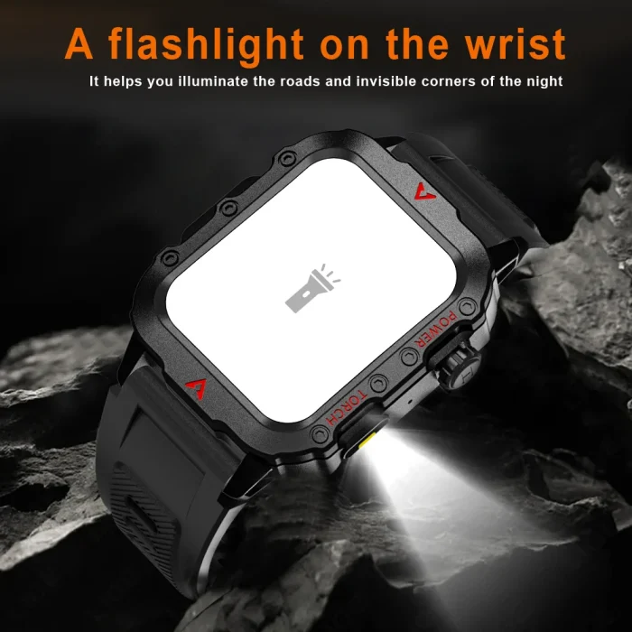LAXASFIT 2024 New LED Men's Smartwatch Bluetooth Talking Smartwatch Multi Sport Mode Health Monitoring Smart Watch - Image 6