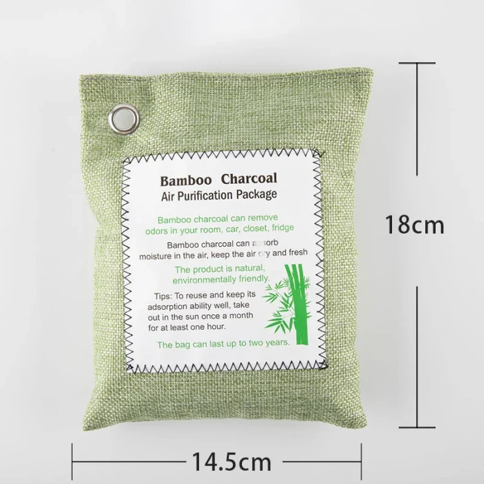 1PC Bamboo Charcoal Air Purifying Bag, 200g Natural Air Freshener Bags Natural Bamboo Charcoal Air Purification Bag - Image 8