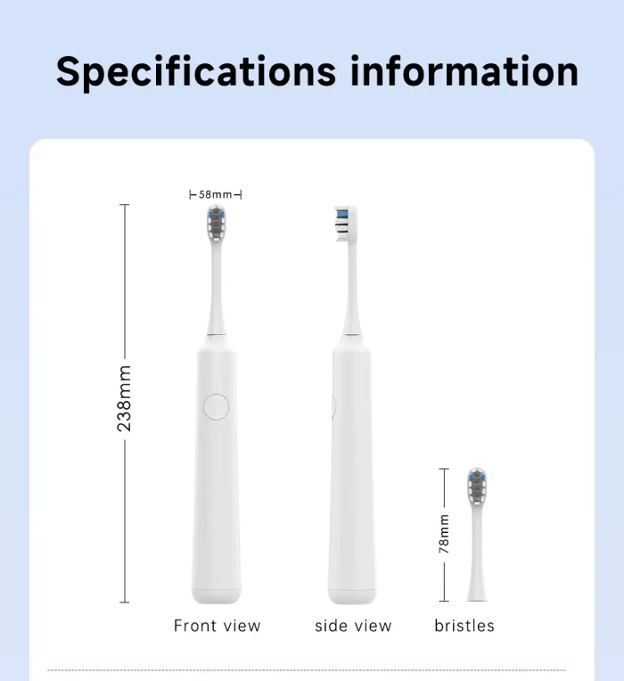 DOCO Electric Toothbrush sonic vibration brush 3-gear Mode USB Charging IPX7 Waterproof Personal care appliances - Image 30
