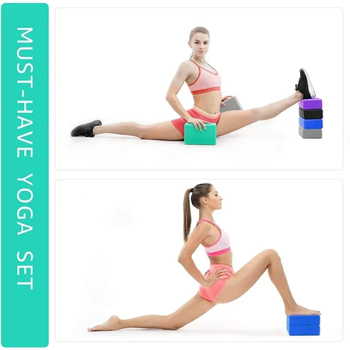 1PC Yoga Building Blocks Cubes Pilates Bricks Reinforcement Mats Sports Supplies Exercise Home Exercise Equipment Fitness Eva - Image 22