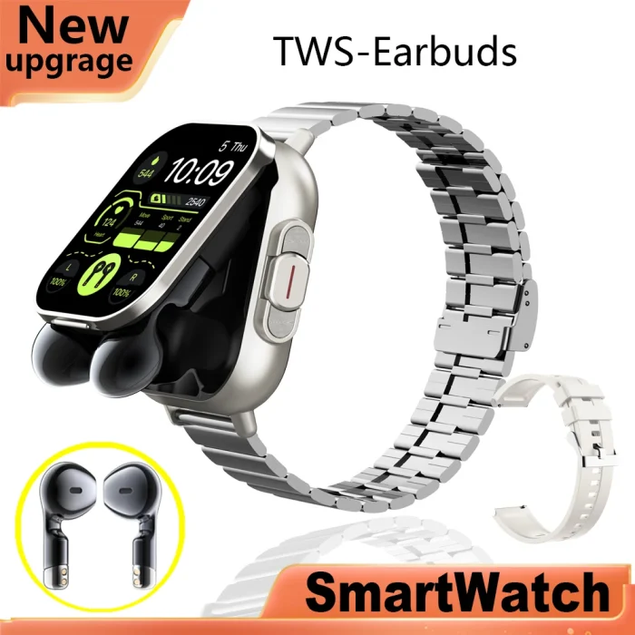 GPS Smart Watch TWS 2-in-1 Headset Bluetooth Call Heart Rate Blood Pressure Health Monitoring Headphones Play Music Smartwatch - Image 8