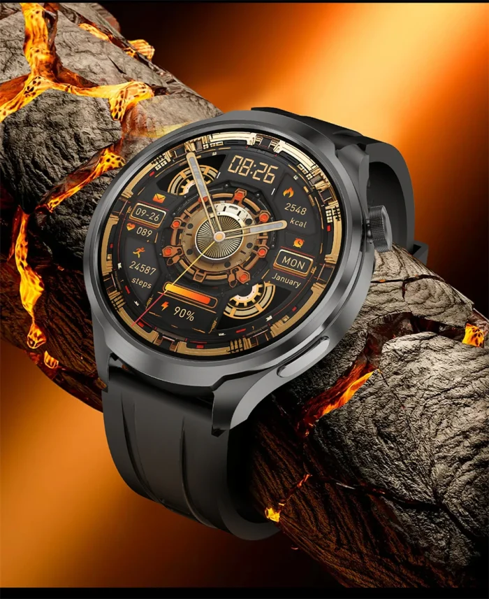New 1.85"AMOLED HD Smart Watch Men GPS Outdoor Sports Compass Waterproof Watches NFC Health Monitor Bluetooth Call Smartwatch - Image 36