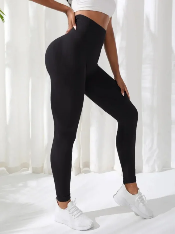 Women Pants Gym Yoga Seamless Sports Clothes Stretchy High Waist Athletic Exercise Fitness Leggings - Image 8