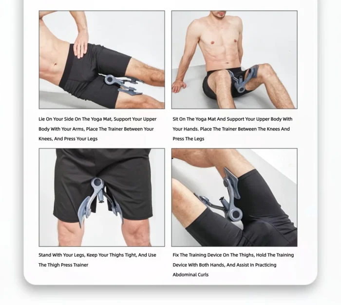 Kegel Fitness Equipment Home Exercise Pelvis Pelvic Muscle Trainer Buttock Equipments For Men Floor Exerciser - Strengthen - Image 20