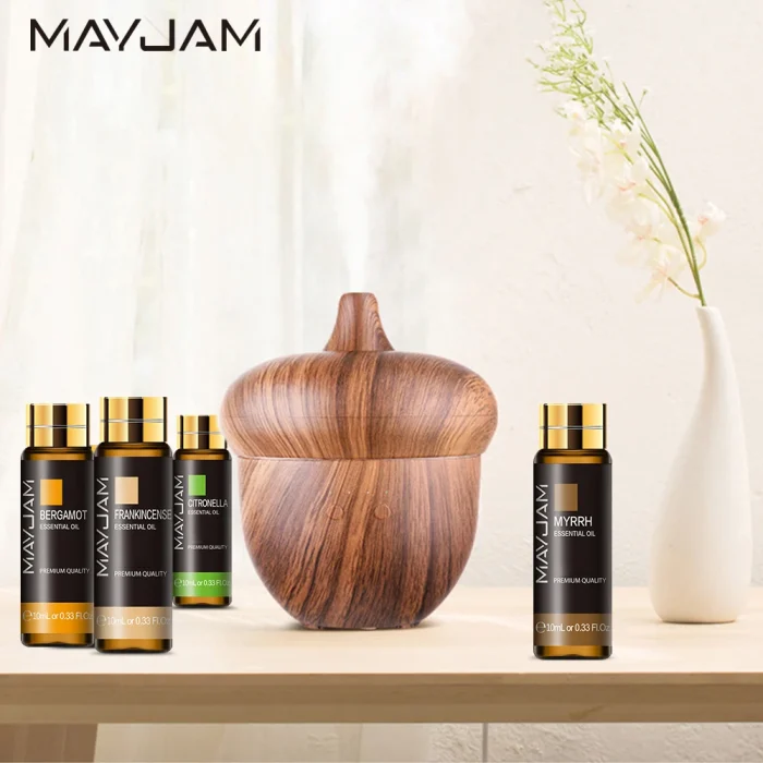 MAYJAM 10ml Pure Essential Oil Lavender Eucalyptus Vanilla Sandalwood Jasmine Bergamot Lemongrass Cinnamon Grapefruit 1pc - Image 38