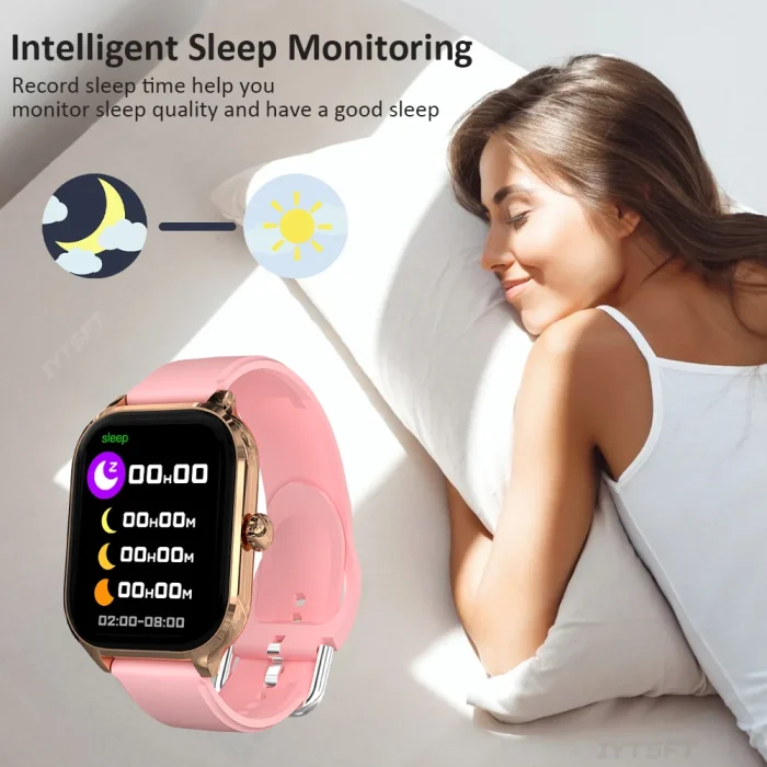 LAXASFIT 2024 New Fashion Smart Watch Heart Rate Monitor Sports Fitness Watch Waterproof Voice Call Smart Watch for Android IOS - Image 5