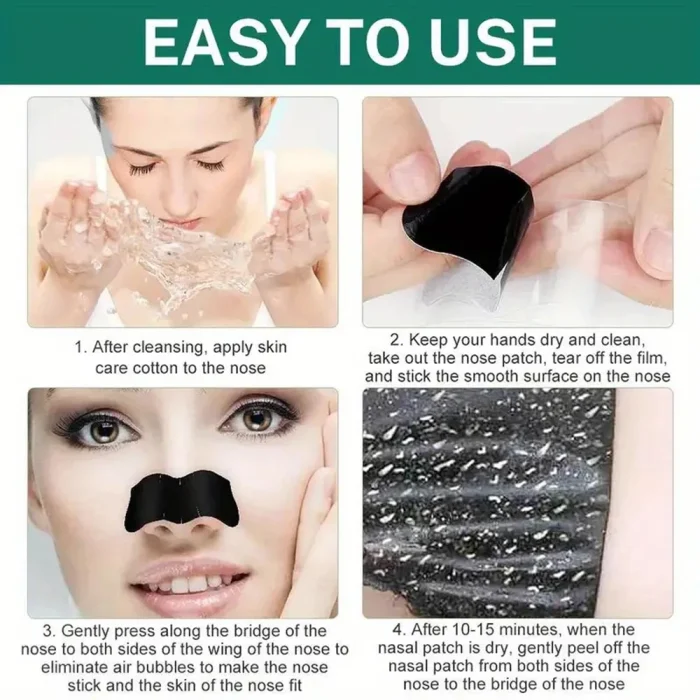 Unisex Deep Cleansing Nose Strips for Acne & Blackhead Removal Shrink Pore Nose Black Head Stickers Skin Care Patch - Image 6