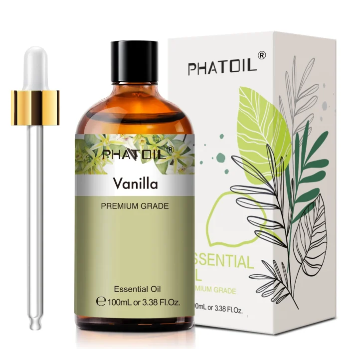 PHATOIL 100ml Eucalyptus Essential Oil Lavender Vanilla Jasmine Lemon Bergamot Aroma Oil for Diffuser Aromatherapy Candle Making - Image 3