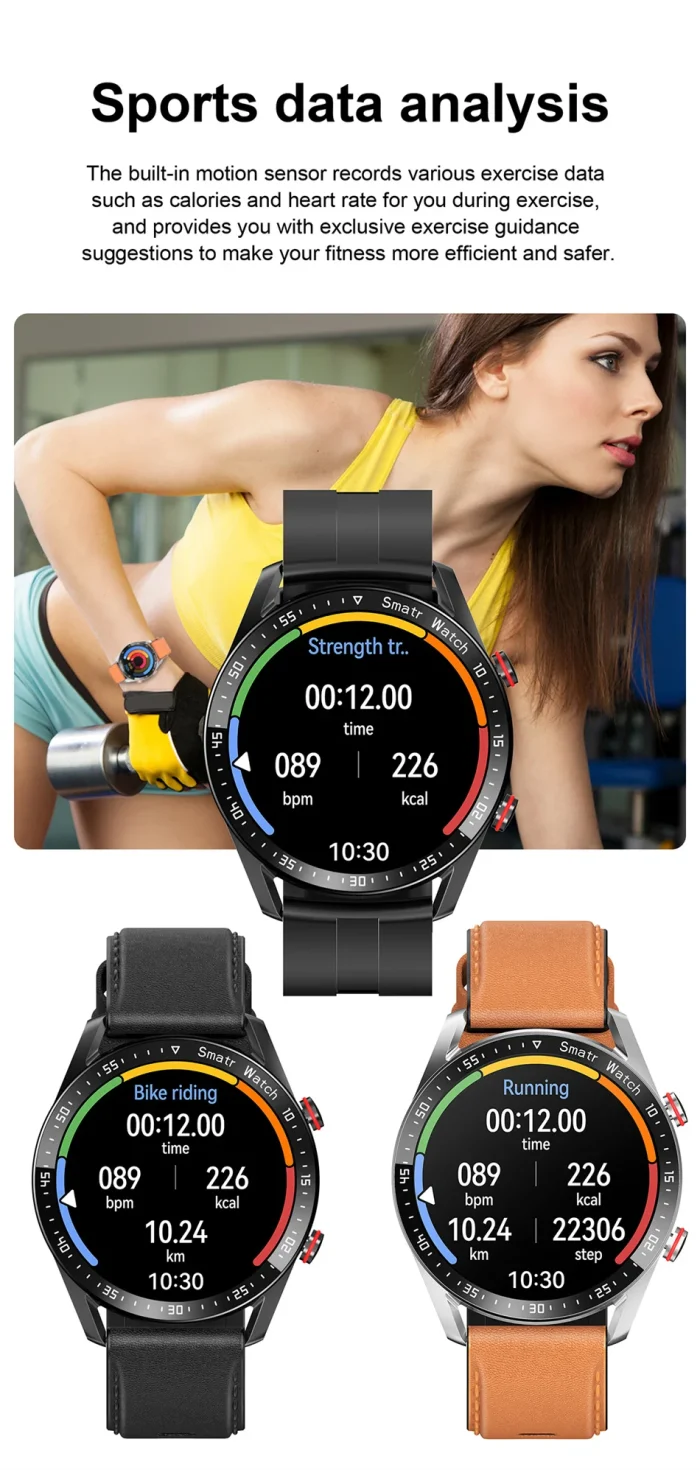 ECG+PPG Bluetooth Call Smart Watch Men Laser Health Blood Pressure Fitnes Sports Watches Man Sports Waterproof Smartwatch+Box - Image 21