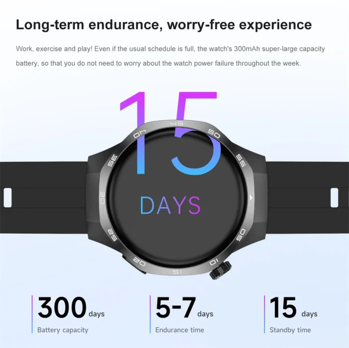 New For Huawei Watch GT5 Pro Smart Watch HD AMOLED Screen NFC GPS Tracker Bluetooth Call Health Waterproof Smartwatch Men Women - Image 31