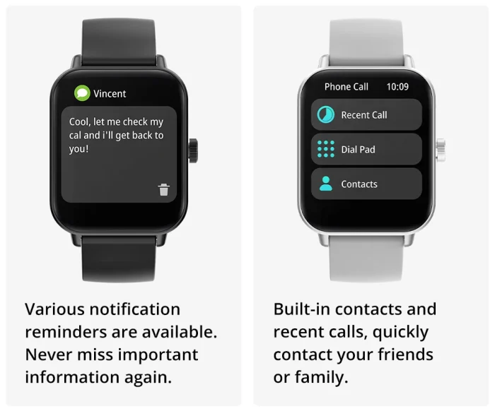 COLMI Voice Calling Smartwatch Men 24H Health Monitor 100+ Sports Modes, Bluetooth Smart Watch Women 1.9 inch Display - Image 21