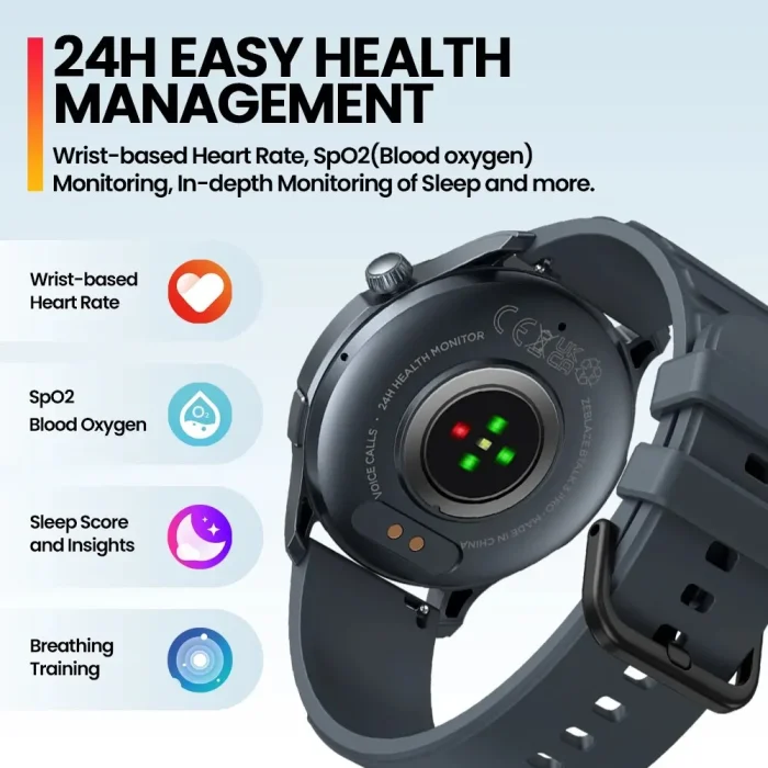 New Zeblaze Btalk 3 PRO 1.43" AMOLED Display Smart Watch Bluetooth Phone Callings Health and Fitness Tracking Smartwatch - Image 3