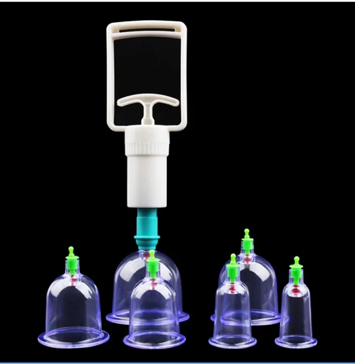 6Pcs Vacuum Cupping Sets with Pumping Gun Suction Cups Back Massage Body Cup Detox Anti Cellulite Cans Healthy Care Jars - Image 13