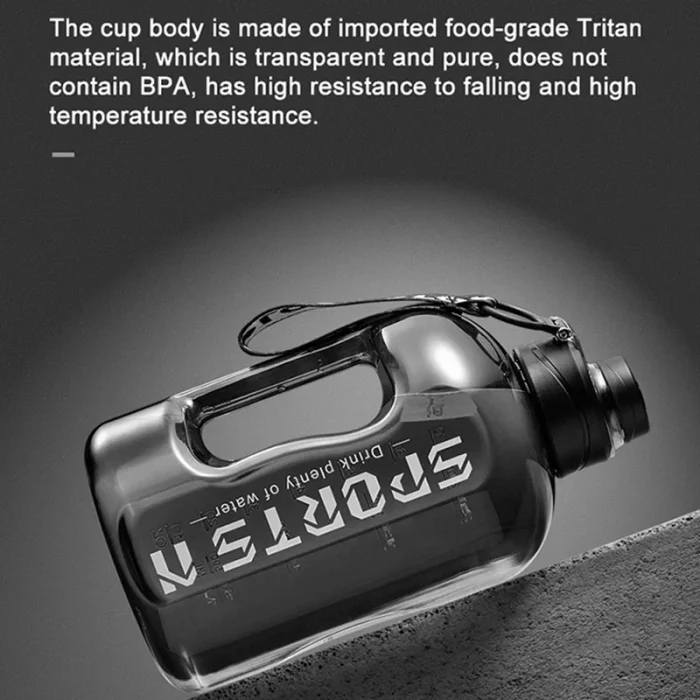 1.7L/2.7L Sports Water Bottle Gym Cycling Cup Portable Large Capacity Water Bottle For Fitness Camping Men Water Kettle - Image 13