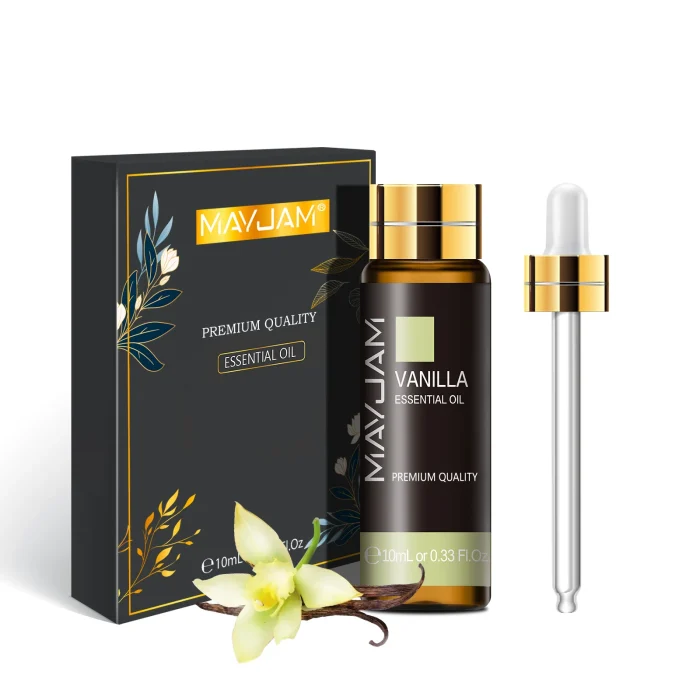 MAYJAM 10ml Pure Essential Oil Lavender Eucalyptus Vanilla Sandalwood Jasmine Bergamot Lemongrass Cinnamon Grapefruit 1pc - Image 30