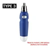 Electric Nose Hair Trimmer Ear Face Eyebrow Hair Clean Trimmer House Home Men Women Nose Hair Nose Remover Face Care Kit Tools - Image 8