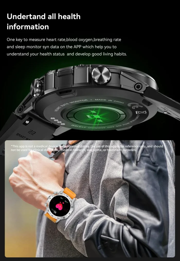 LIGE New1.39" Bluetooth Call Smart Watch Men Outdoor Sport Fitness Heart Rate Health Monitoring Smartwatch for Android IOS Phone - Image 19
