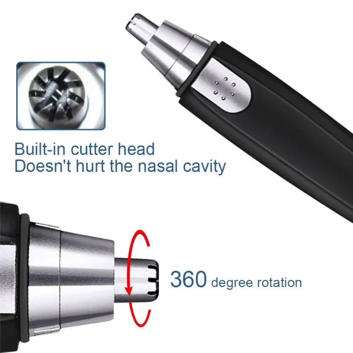 Electric Nose Hair Trimmer Ear Face Eyebrow Hair Clean Trimmer House Home Men Women Nose Hair Nose Remover Face Care Kit Tools - Image 15