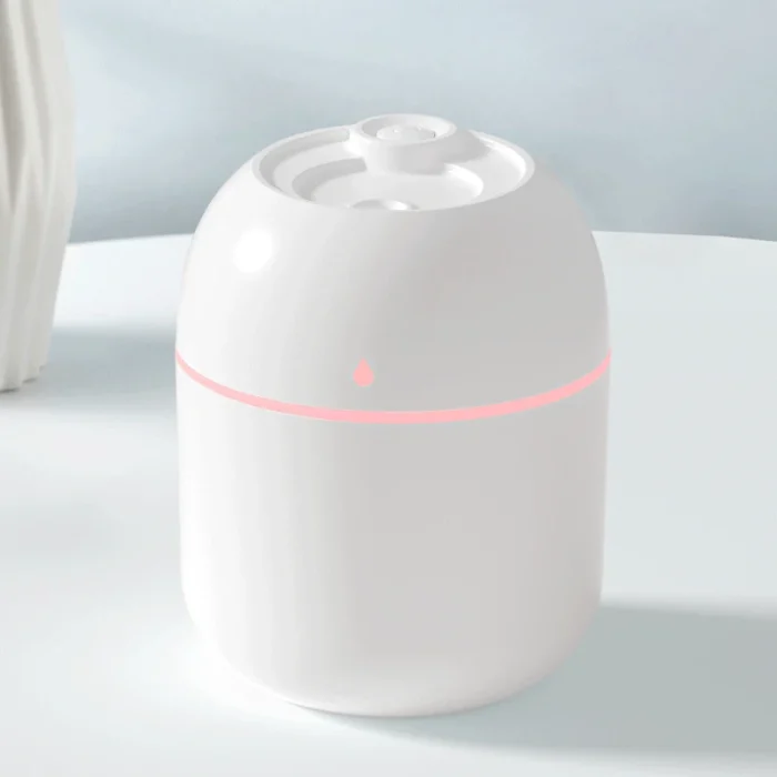 Portable USB Ultrasonic Air Mini Humidifier Essential Oil Diffuser Car Purifier Aroma Anion Mist Maker with LED Lamp Lighting - Image 3