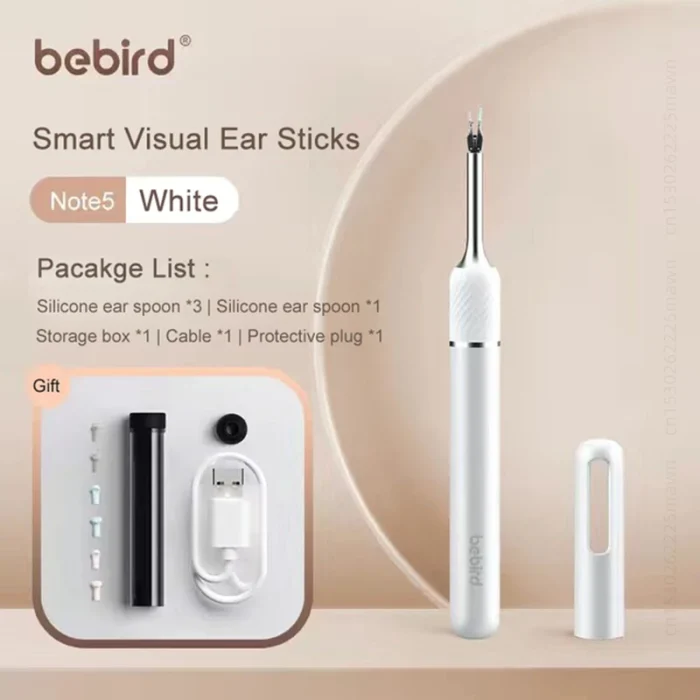Bebird Note5 Pro Ear Cleaner Smart Visual Ear Wax Sticks Endoscope Tweezers Earpick Mini Camera Otoscope Personal Health Care - Image 11