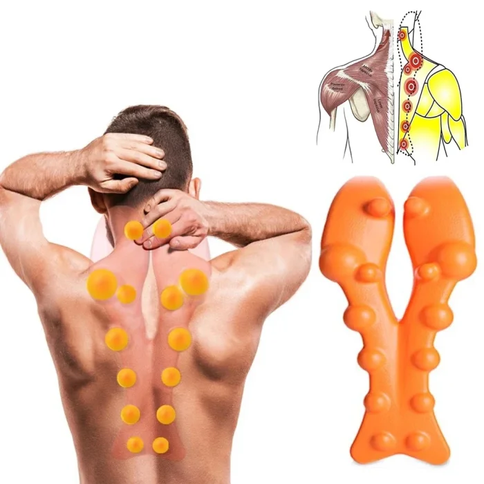 Neck and Shoulder Relaxer with Upper Back Massage Point, Cervical Traction Device Neck Stretcher for TMJ Pain Relief and Spine - Image 20