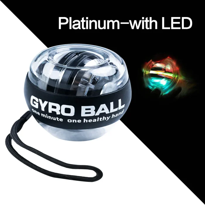 LED Wrist Power Trainer Ball Self-starting Gyro ball Power ball Arm Hand Muscle Force Fitness Exercise Equipment Strengthener - Image 9