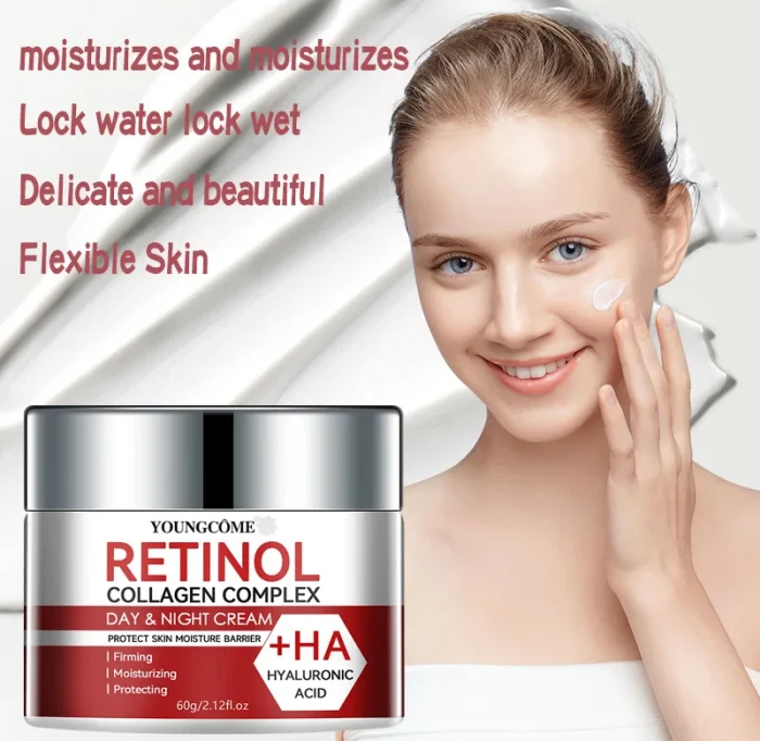 Retinol Collagen Facial Care Moisturizing Cream deeply nourishes  Suitable for dry and rough skin, Aging Face Cream Moisturizing - Image 15